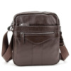 Шкіряний маленький чоловічий месенджер коричневий 70187C