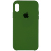 Чохол Apple iPhone XS Max (6.5«») - Silicone Case (AA) (Зелений / Olive) - купити в SmartEra.ua