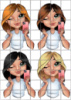 Цукрові картинки Girl (12 варіантів)