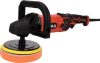 Потужна полірувальна машина Yato YT-82196 : 1400 Вт, регулювання обертів, 3500 об/хв, круг 180 мм, липучка (YT-82196)
