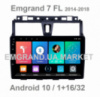 Штатная магнитола EMGRAND 7 FL Android 10.0 / GPS / WiFi / USB / MP4 / MP3