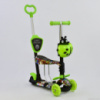 Самокат 5 в 1 Best Scooter 59050 абстракция, светящиеся колеса и платформа