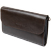 Чоловічий клатч з натуральної шкіри 711426 Коричневий