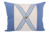 Подушка декоративна 40х50 см Голубі полоски