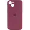 Чохол Apple iPhone 14 Plus (6.7«») - Silicone Case Full Camera Protective (AA) Бордовий / Plum - купити в SmartEra.ua