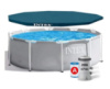 Intex 26706ND-3 New (26706SC-3 New), каркасний басейн 305 x 99 см (насос-фільтр 2006 л/год, тент 305 см)
