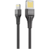 Кабель Proove Double Way Silicone USB to Lightning 2.4A 1m Black (CCDS20001101) (Код товару:37759)