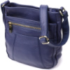 Вертикальная женская сумка из натуральной кожи sale_15121 Vintage Синий