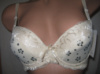 Бюстгальтер Rose на поролоні чашка В беж в квітах з мереживом