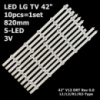 LED підсвітка TV LG 42« LC420DUE-SFR1 LC420DUE-SFR2 LC420DUG-JFR1 LS420DUE-SFR7 LC420DUE-SFU2 10шт.
