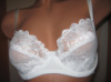 Бюстгальтер Diorella білий мереживний 5293 без поролону на кісточках чашка C