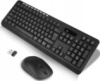 Набір 2 в 1 бездротова клавіатура та мишка CMK-329 8886, чорний