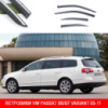 Дефлектори вікон VW PASSAT B6/B7 Variant 05-11 «FLY»(Нерж.сталь 3D)ЄВРОПА BVWP7WG23-W/S110-113