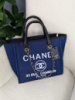 Сумка шопер Chanel Deauville Large джинс