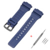 Ремінець Casio accessories для AE-1000W Dark Blue поліуретановий темно-синій (1051-1029)