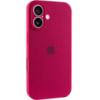 Apple Чохол Silicone Case Full Camera для iPhone 16 Rose Red (Код товару:39630)