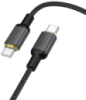 Кабель HOCO X128 Benefit charging data cable C to C Black (6942007681117)