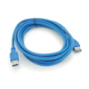 Удлинитель USB 3.0 AM/AF, 3.0m, Blue, пакет