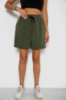 Шорти жіночі з принтом, колір хакі, 238R130