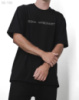 Футболка з мерчем чорна - 58-156