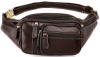 Поясна cумка об'ємна чоловіча 714860 Коричнева