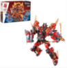 Конструктор «Трансформер 4в1 Робот Вогняний Бог» 1201 деталей