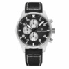 Чоловічий годинник Pagani Design PD-1703 Silver-Black з сапфіровим склом та хронографом SEIKO VK67