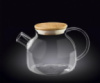 Чайник заварочный WILMAX Termo Glass на 950 мл. со спиральным фильтром