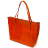 Стильная сумка шоппер из натуральной кожи 22096 Vintage Рыжая