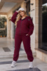 Жіночий спортивний костюм з нашивками «Walker» оптом | Батал Марсала, 50-52