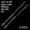 LED підсвітка TV 55« UE55D8000 UN55D7000 UN55D8000 UE55D7090 UA55D7000 UA55D8000 BN96-16621A BN96-16622A 2шт.