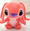 Плюшевая мягкая игрушка Стич розовый 45 см – большая игрушка Stitch для подарка