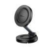 Автотримач для телефона HOCO H61 Show folding ring magnetic car holder (dashboard) Black Metal Gray (6942007637619)