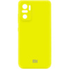 Чохол Silicone Cover My Color Full Camera (A) для Xiaomi Redmi Note 10 / Note 10s (Жовтий / Flash) - купити в SmartEra.ua