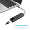 Хаб USB-хаб XoKo AC-500 Type-C to RJ45+HDMI+2xUSB 3.0 (XK-AC500-SL)
