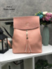 Пудра - стильний вмісткий рюкзак Lady Bags, можна носити сумкою через плече (2545-1)