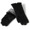 PODIUM Перчатка Женская кожа Holms 16-5 black махра Распродажа