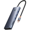 Перехідник HUB Baseus UltraJoy 10-Port (Type-C to HDMI+VGA+USB3.0*3+PD+RJ45+SD/TF3+3.5mm) (80C8)