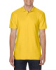 Футболка Поло мужская жёлтая GILDAN Softstyle GI64800. Плотность 177 г/м². Хлопок 100%. Опт и Розница.