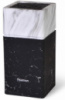 Колода-подставка для ножей Fissman Marble 11х23см, пластик черно-белый