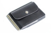 Затискач для купюр з кишенею для монет шкіра Чорний (1939517810)