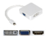 Конвертер Mini DisplayPort на HDMI/DVI/VGA