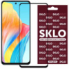 Захисне скло SKLO 3D (full glue) для Oppo A98, Чорний - купити в SmartEra.ua