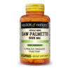 Со Пальметто 500 мг, Здоров'я простати, Saw Palmetto, Mason Natural, 60 капсул
