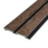 Рейка декоративная PS 2900х118х12мм Шоколадный мрамор SW-00001754