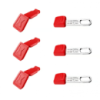 Кліпси для стропи безпеки та ручок інструмента KNIPEX 00 63 06 TCR Tethered Tool, MIX (3+3шт)