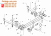 Тягово-сцепное устройство (фаркоп) Honda Accord (sedan) (2002-2008)
