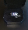 Каблучка Bvlgari булгарі 2в1 (сір) 16р.