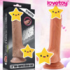 Преміальний двошаровий фалоімітатор «Dual-layered Platinum Silicone Nature Cock 7» від LoveToy