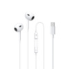 Навушники дротові REMAX Wired Earphones for Music and Call  RM-570/a/i (Type-C) White (6954851234678)